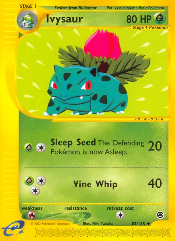 82-RH Ivysaur – Expedition Base Set