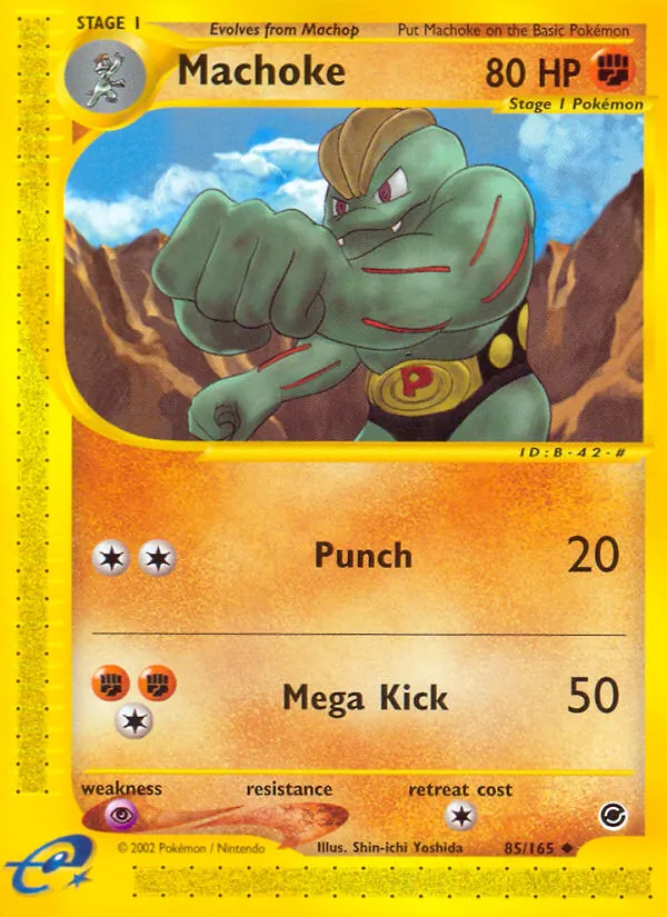 85-RH Machoke – Expedition Base Set