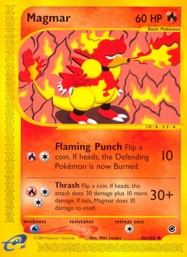 86-RH Magmar – Expedition Base Set