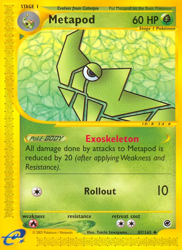 87-RH Metapod – Expedition Base Set