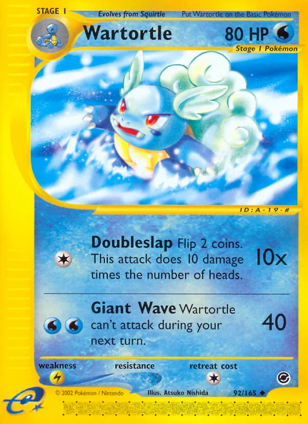 92-RH Wartortle – Expedition Base Set
