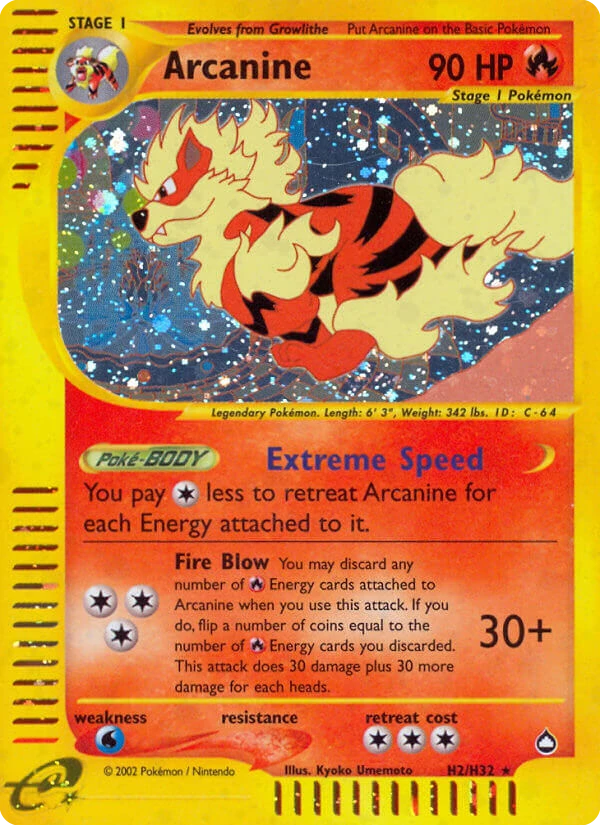H02 Arcanine – Aquapolis