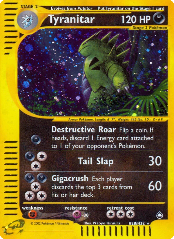 H28 Tyranitar – Aquapolis