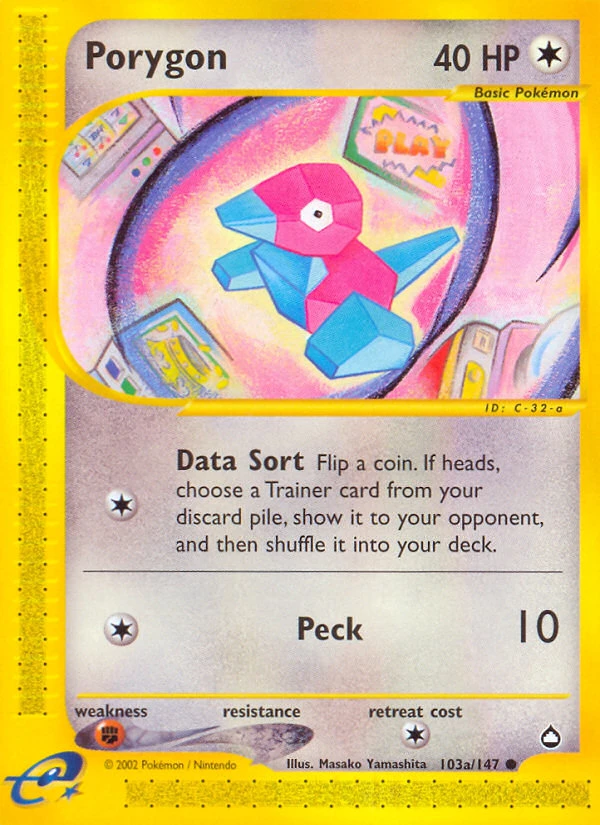 103a Porygon – Aquapolis