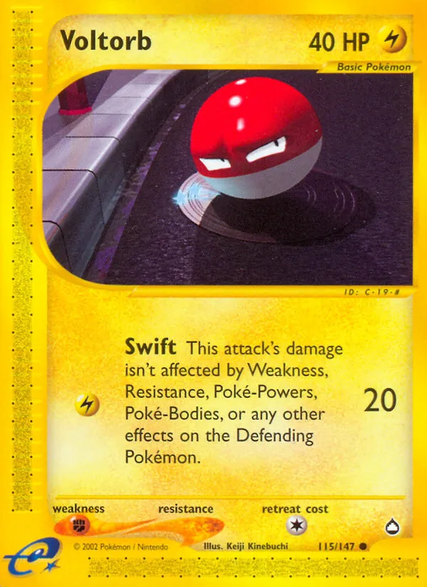 115 Voltorb – Aquapolis