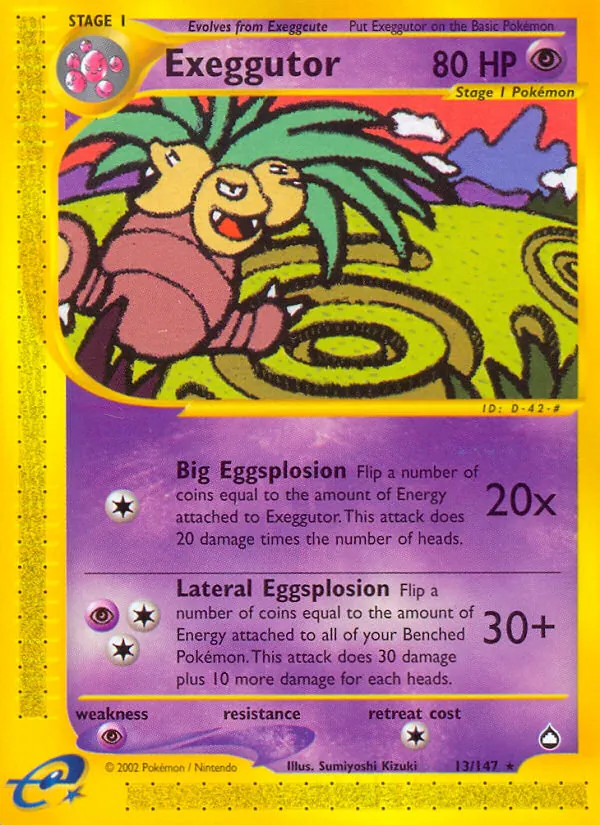 13 Exeggutor – Aquapolis