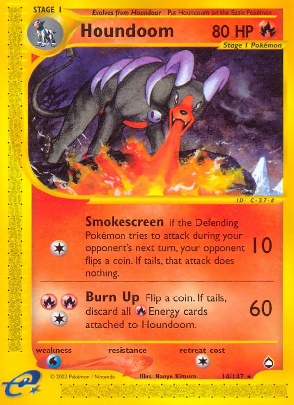 14 Houndoom – Aquapolis