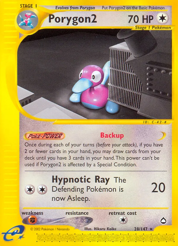 28 Porygon2 – Aquapolis