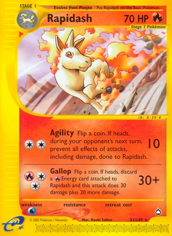 31 Rapidash – Aquapolis