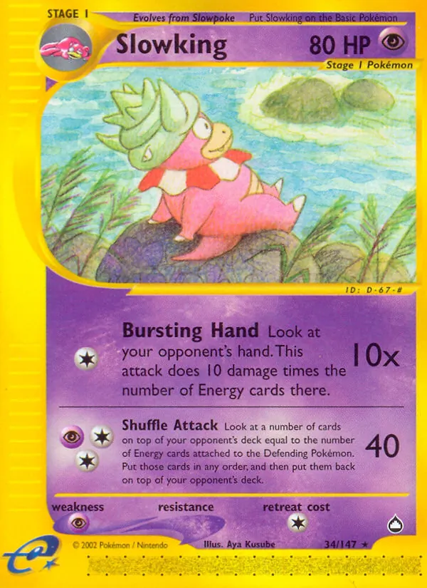 34 Slowking – Aquapolis