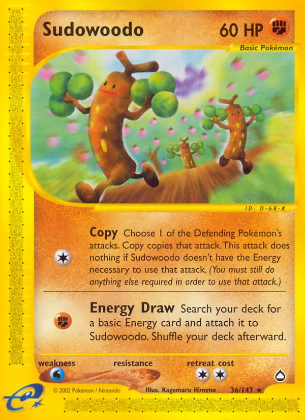 36 Sudowoodo – Aquapolis