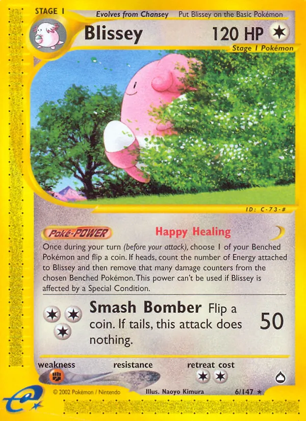 6 Blissey – Aquapolis