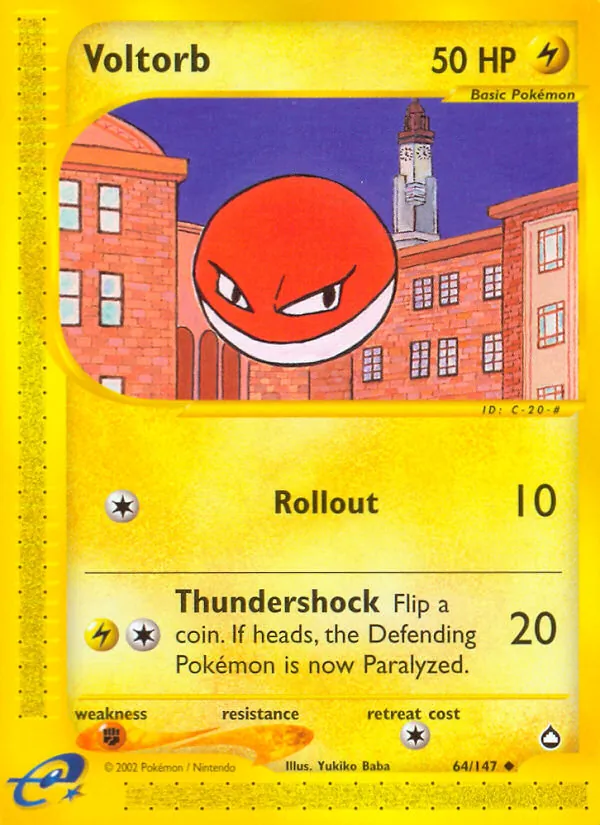 64 Voltorb – Aquapolis