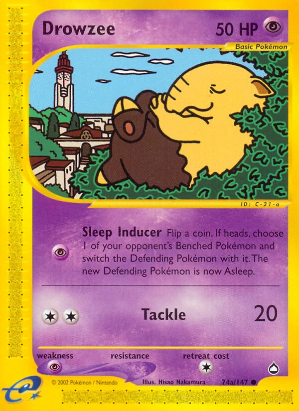 74a Drowzee – Aquapolis