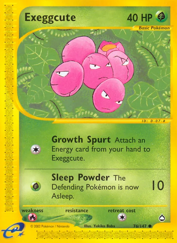 76 Exeggcute – Aquapolis