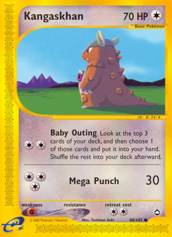 88 Kangaskhan – Aquapolis