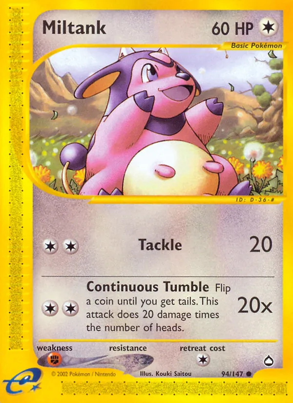 94 Miltank – Aquapolis