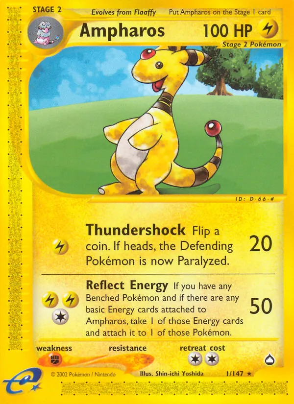 1-RH Ampharos – Aquapolis