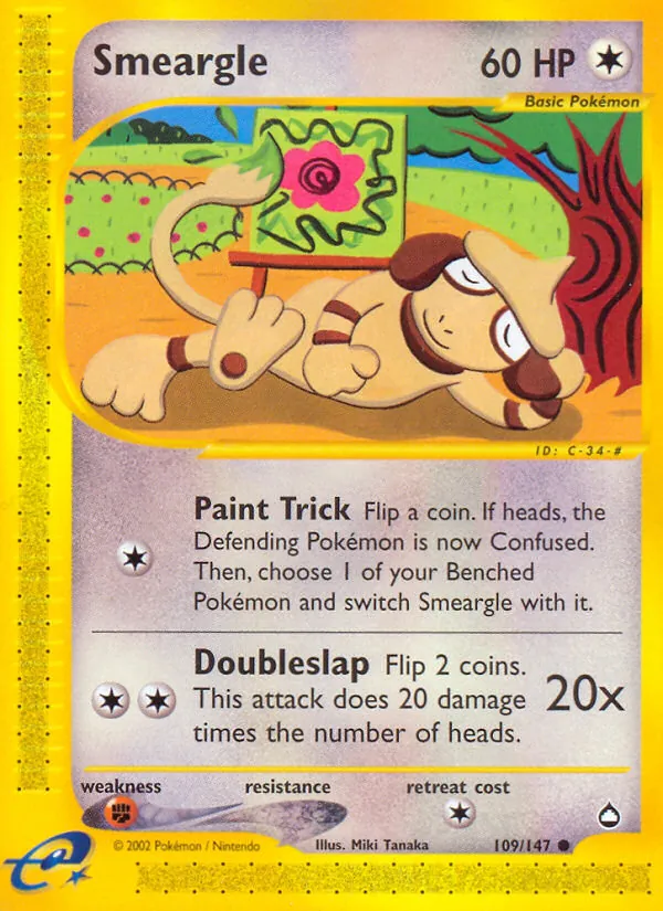 109-RH Smeargle – Aquapolis