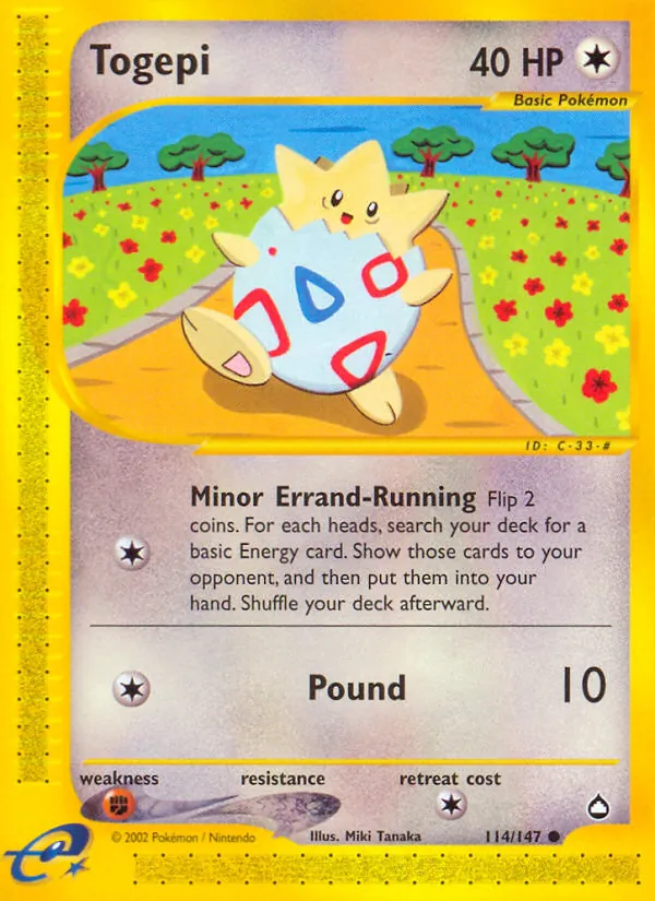 114-RH Togepi – Aquapolis