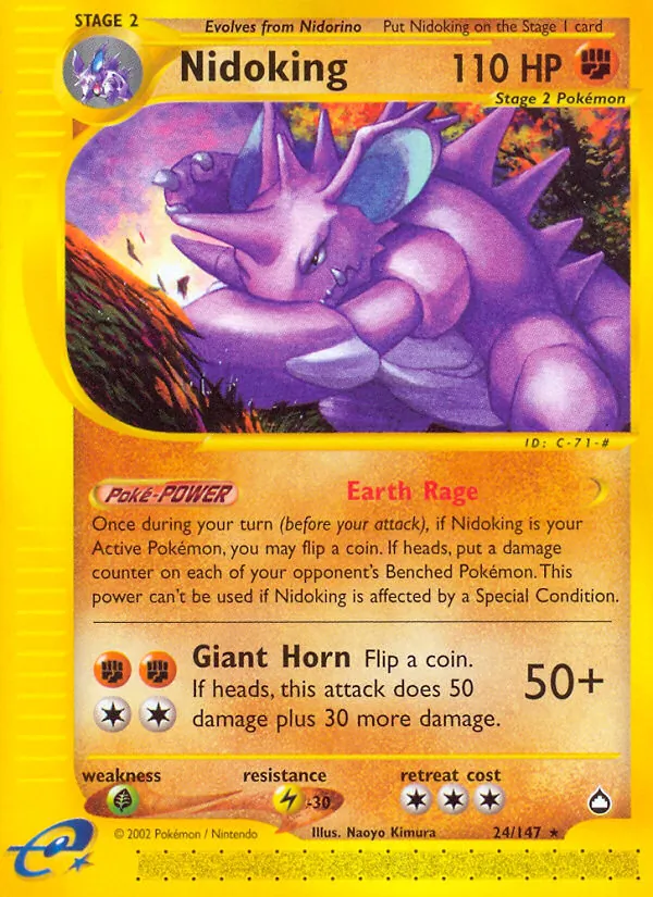 24-RH Nidoking – Aquapolis