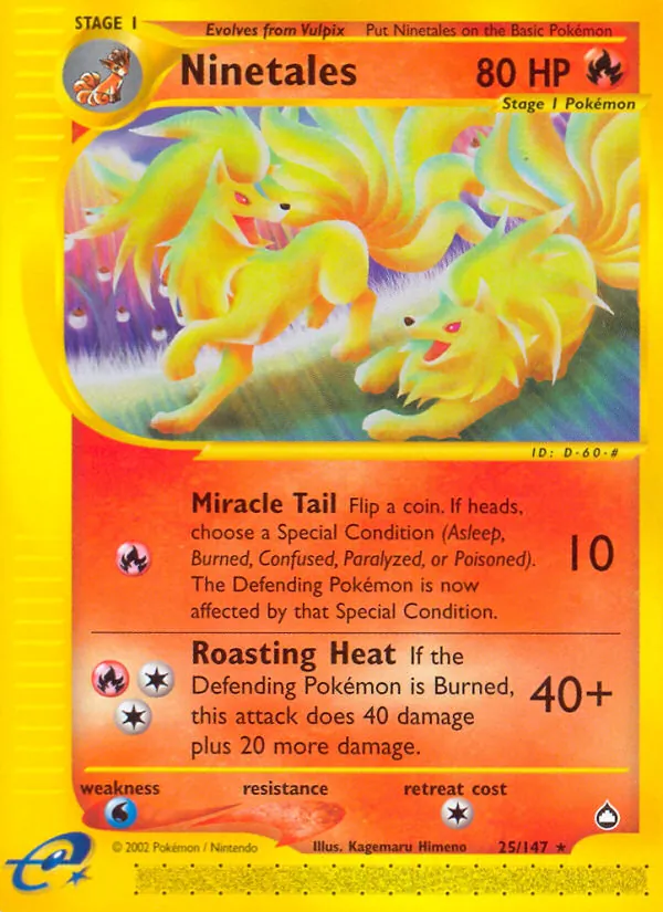 25-RH Ninetales – Aquapolis