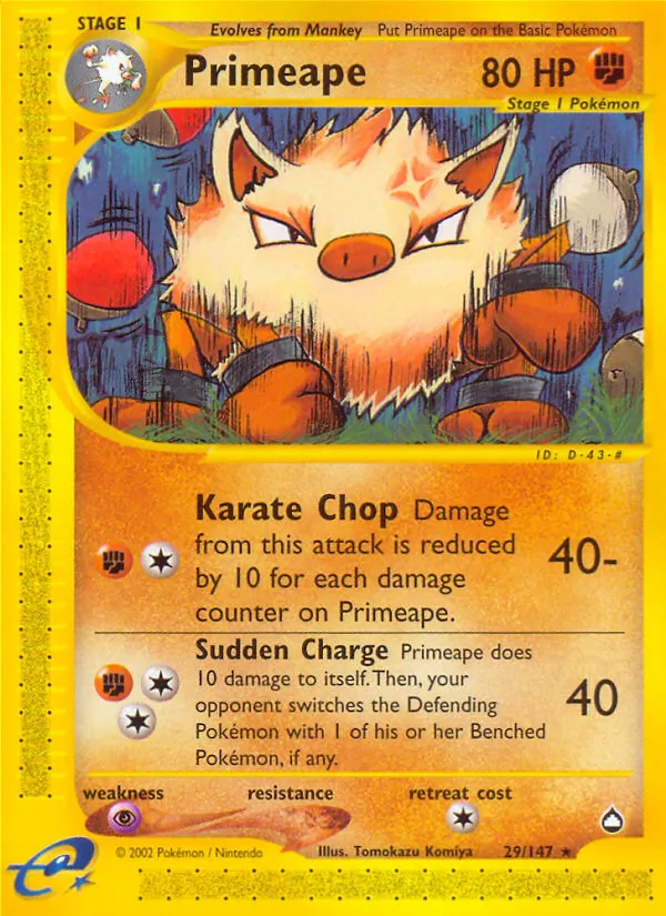 29-RH Primeape – Aquapolis