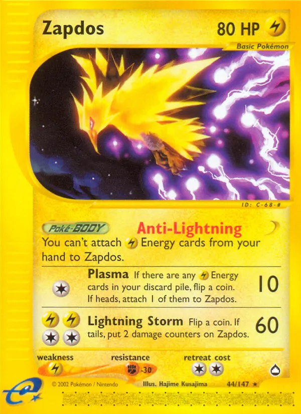 44-RH Zapdos – Aquapolis