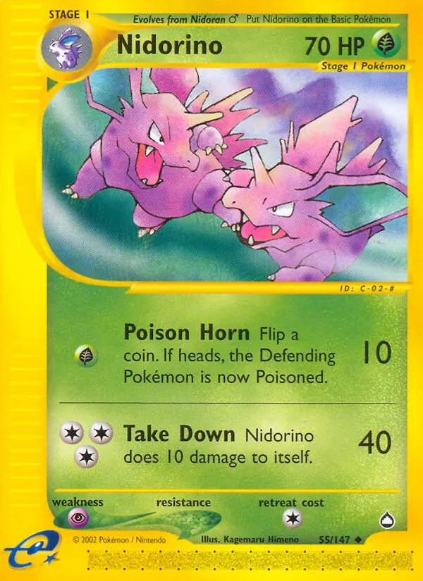 55-RH Nidorino – Aquapolis