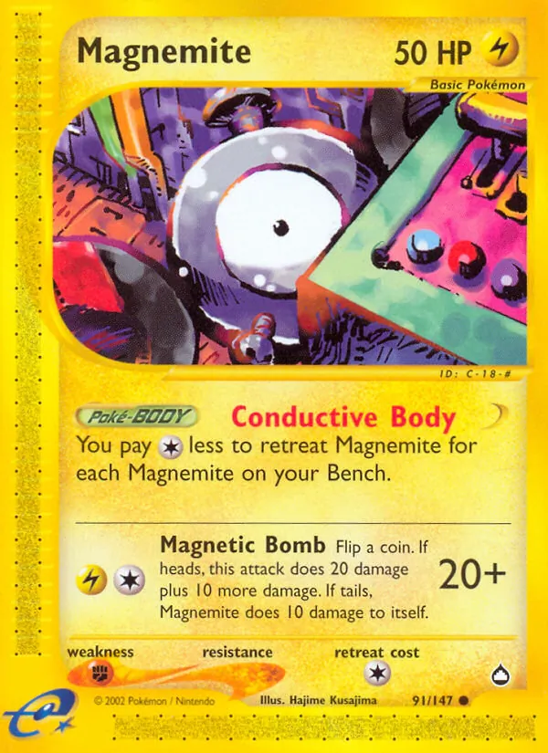 91-RH Magnemite – Aquapolis