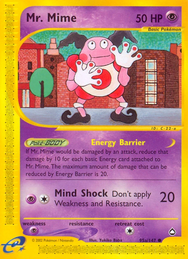 95a-RH Mr. Mime – Aquapolis