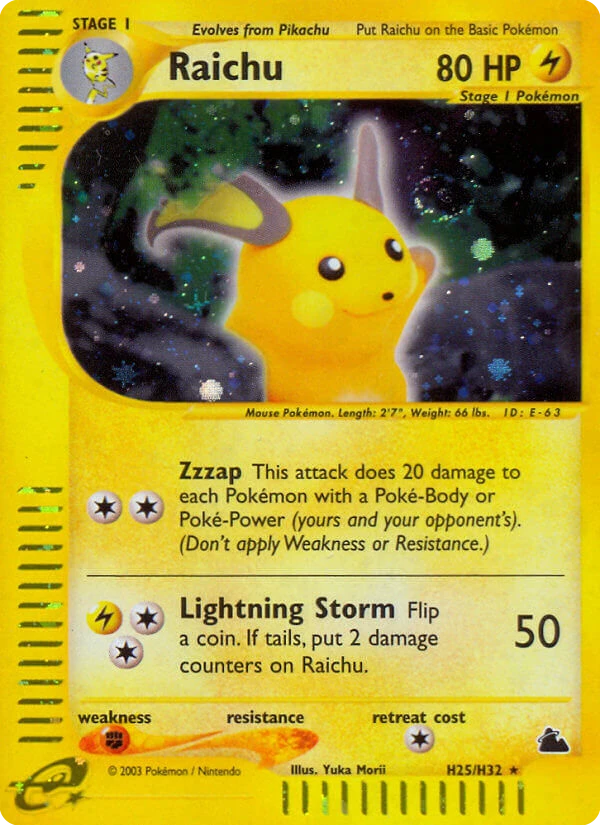 H25 Raichu – Skyridge