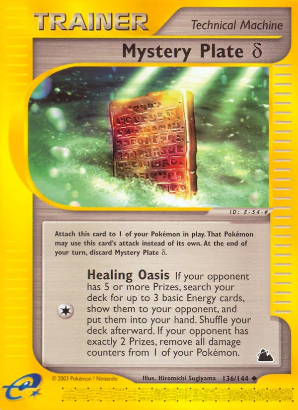 136 Mystery Plate δ – Skyridge