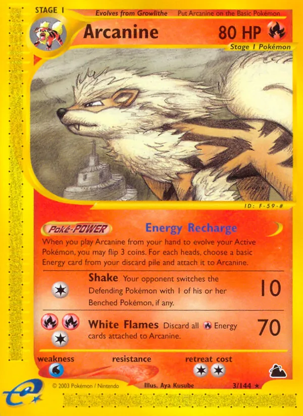 3 Arcanine – Skyridge