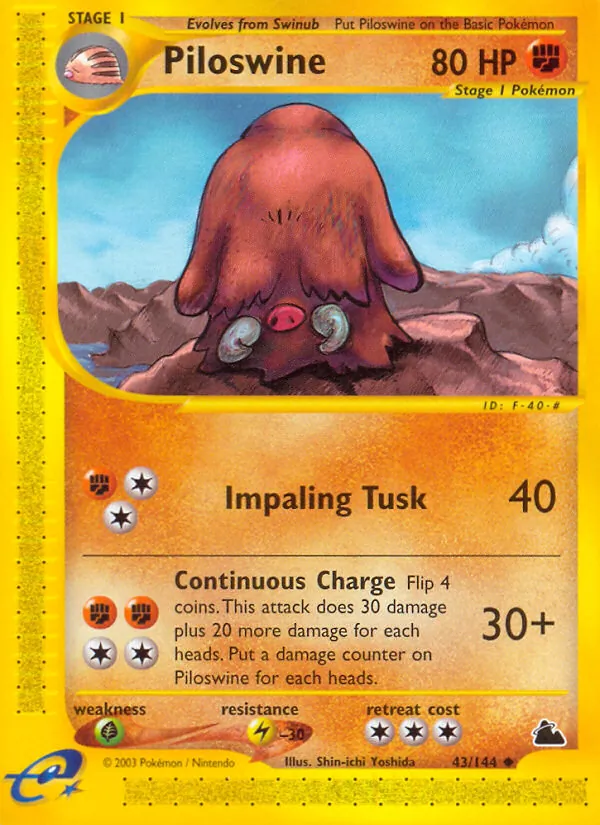 43 Piloswine – Skyridge