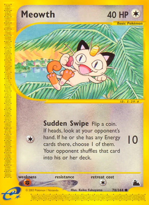 78 Meowth – Skyridge