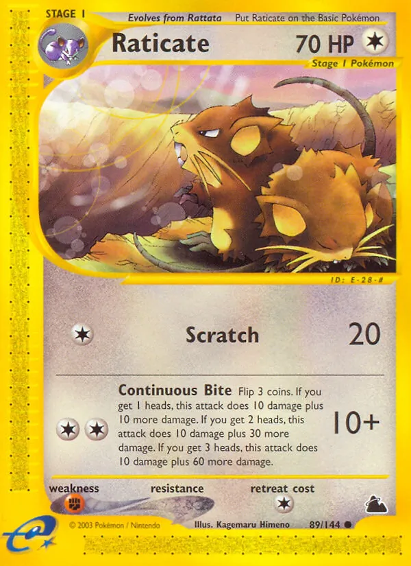 89 Raticate – Skyridge