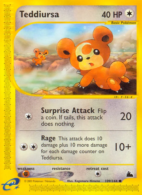 109-RH Teddiursa – Skyridge