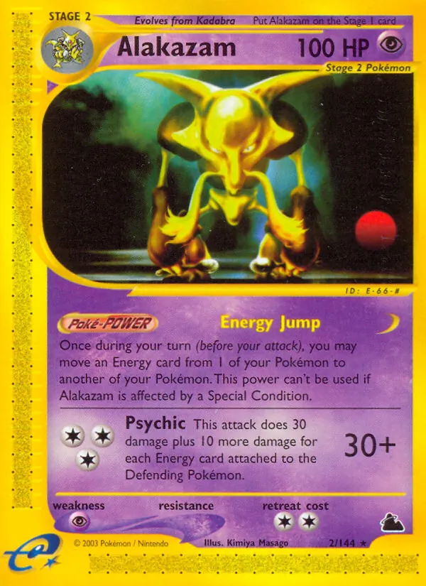 2-RH Alakazam – Skyridge