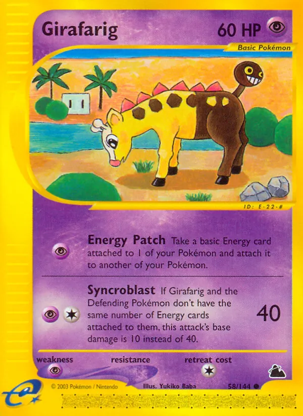 58-RH Girafarig – Skyridge