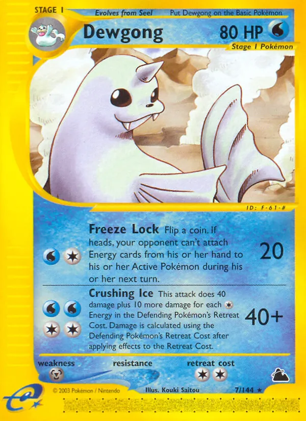 7-RH Dewgong – Skyridge