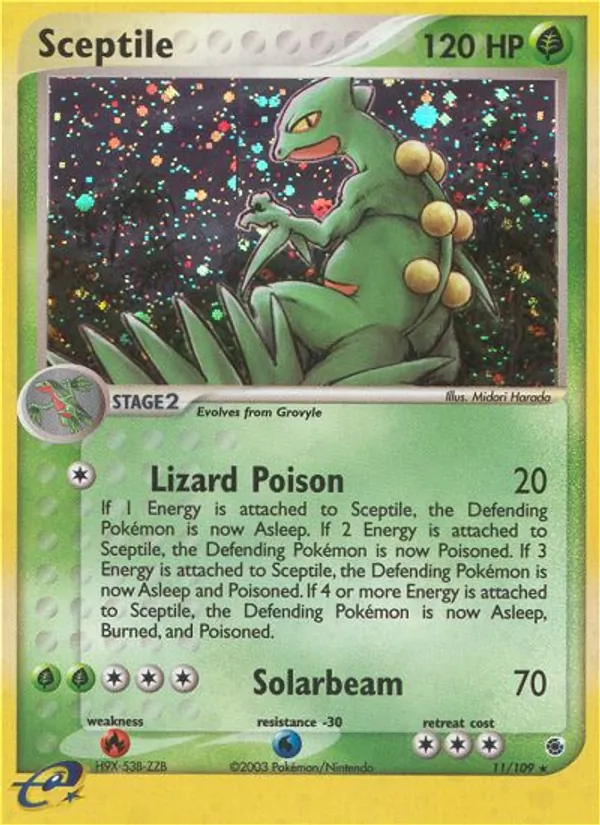 11 Sceptile – Ruby & Sapphire