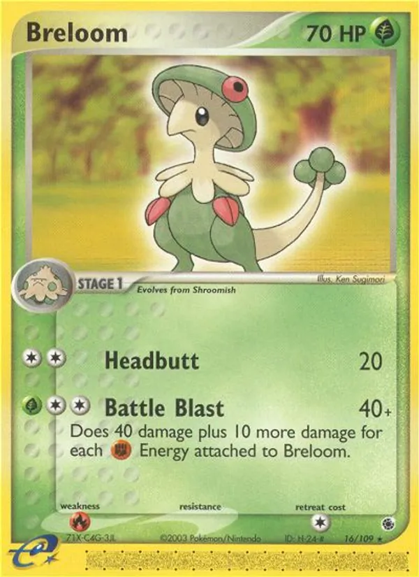 16 Breloom – Ruby & Sapphire