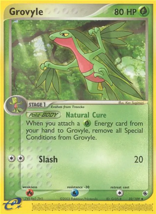 32 Grovyle – Ruby & Sapphire