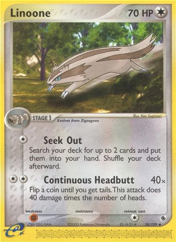 38 Linoone – Ruby & Sapphire