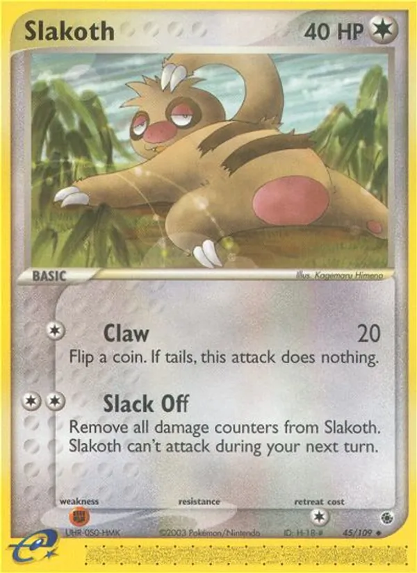 45 Slakoth – Ruby & Sapphire