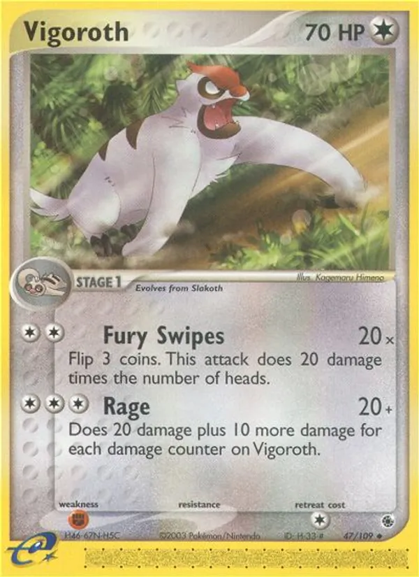 47 Vigoroth – Ruby & Sapphire