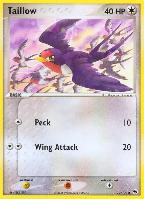 72 Taillow – Ruby & Sapphire