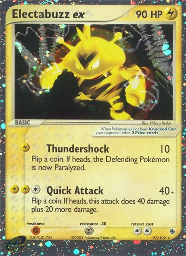 97 Electabuzz ex – Ruby & Sapphire