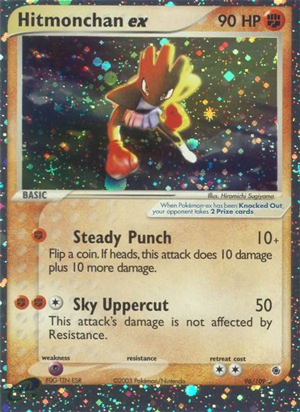 98 Hitmonchan ex – Ruby & Sapphire